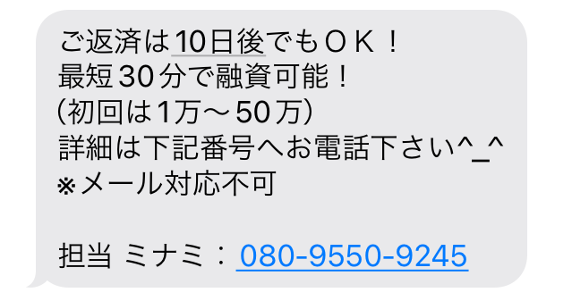 080-9550-9245からのメール